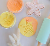 Play Sense // Eco Playdough Stamp Green - Starfish (Purple)